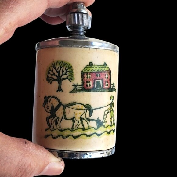 50s Vintage Pepper Grinder Distressed Metlox Poppytrail California Homestead - Picture 6 of 9